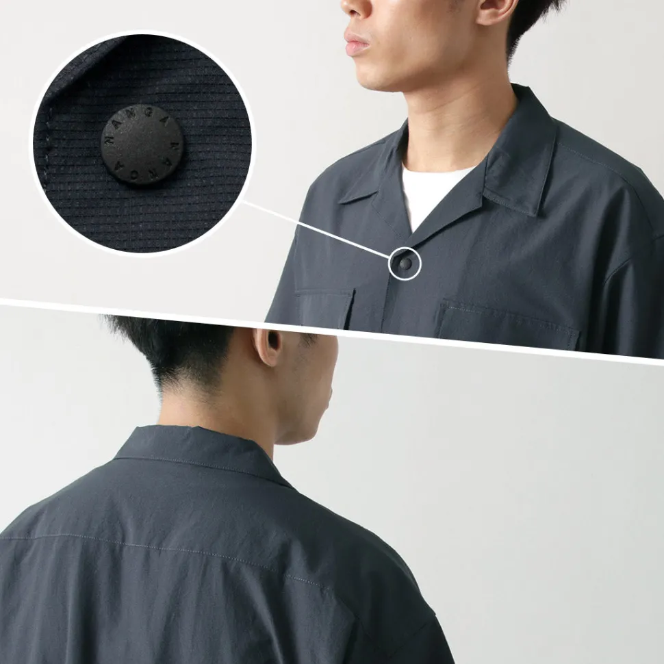 NANGA / Dot Air Utility pocket Short Sleeve Shirt