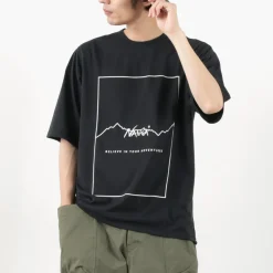 NANGA / Dry Mix Frame Logo Tee
