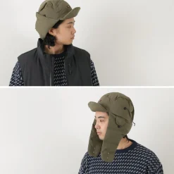 NANGA / Fire-resistant Ripstop Down Earflap Cap