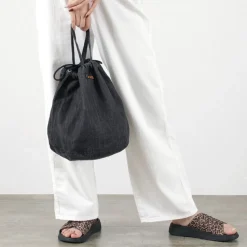 NAPRON / 8oz non-faded Shin denim Patient bag medium 13L