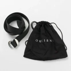 ORCIANI / Hunting Double Suede and Leather Belt S-Buckle