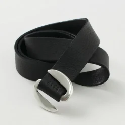 ORCIANI / Hunting Double Suede and Leather Belt S-Buckle