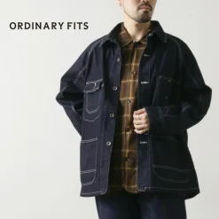 ORDINARY FITS / Denim coverall jacket one-wash
