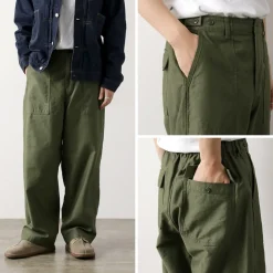 ORDINARY FITS / James Fatigue Back Satin