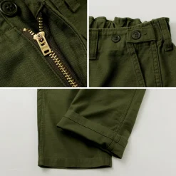 ORDINARY FITS / James Fatigue Back Satin