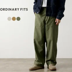 ORDINARY FITS / James Fatigue Back Satin