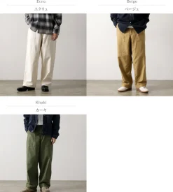 ORDINARY FITS / James Fatigue Back Satin