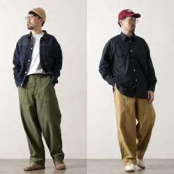 ORDINARY FITS / James Fatigue Back Satin