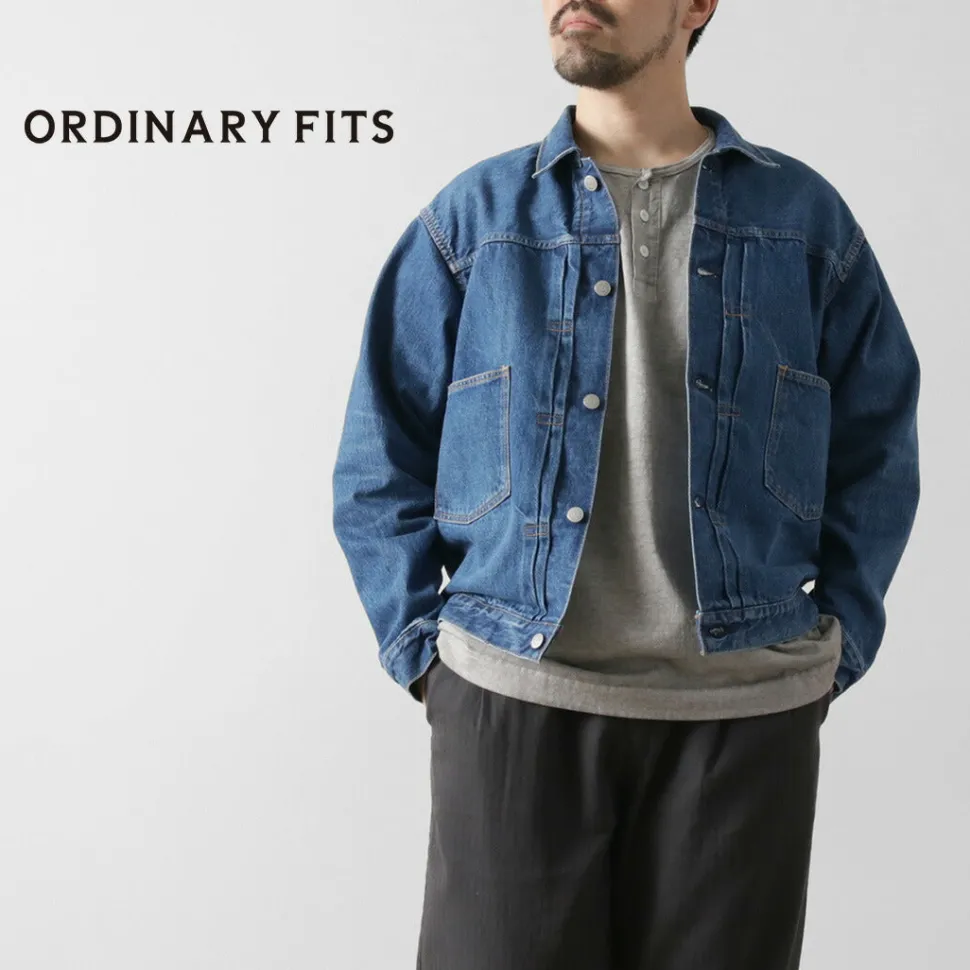 ORDINARY FITS / 2nd type denim jacket used finish