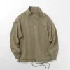 PARAGES / Battle Half Zip Sweatshirt