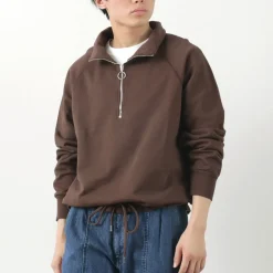 PARAGES / Battle Half Zip Sweatshirt