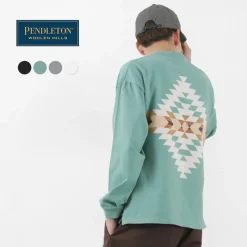 PENDLETON / Back Print Long Sleeve T-Shirt