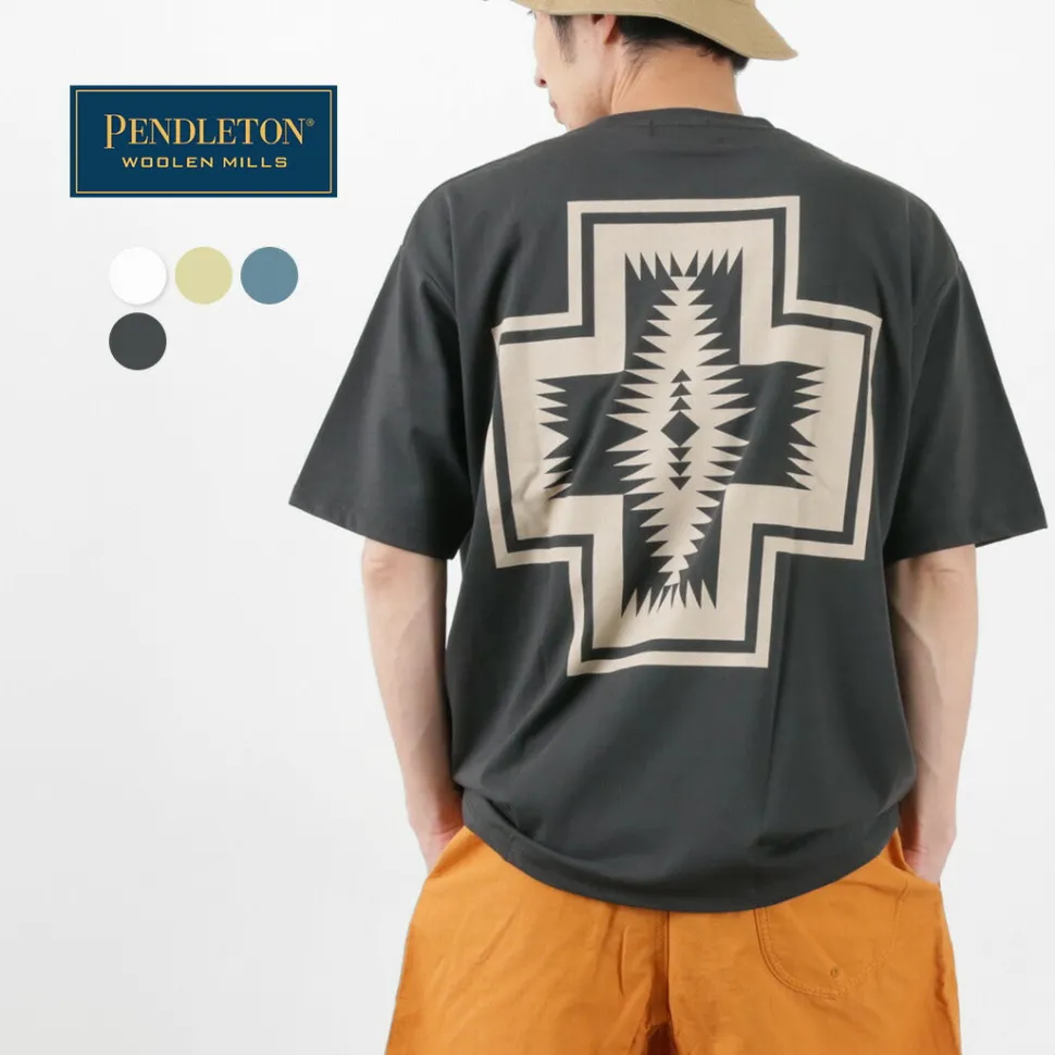 PENDLETON / Back Print Pocket T-Shirt