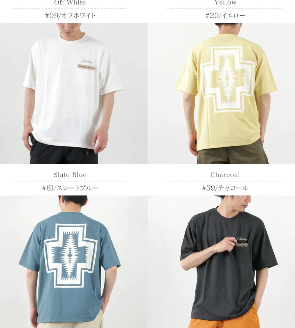 PENDLETON / Back Print Pocket T-Shirt