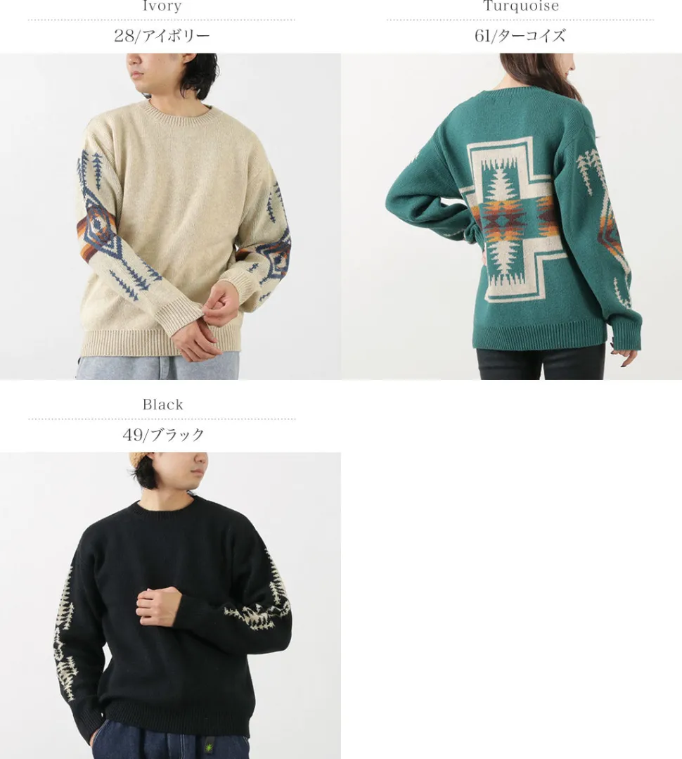 PENDLETON / Crew neck pullover