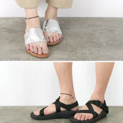 PHADUA / Black onyx (3mm) cut bead anklet adjuster