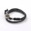 PHADUA / Braided 1.5mm Leather 2 Wrap Bracelet