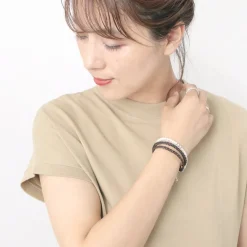 PHADUA / Braided 1.5mm Leather 2 Wrap Bracelet