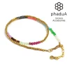 PHADUA / Brass bead wrap anklet 43cm+3cm