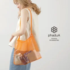 PHADUA / Fishnet Shoulder Mesh Bag