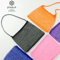 PHADUA / Fishnet Shoulder Mesh Bag