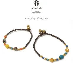 PHADUA / Indian Antique Beaded Anklet
