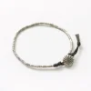 PHADUA / Karen Silver Beaded Concho Anklet