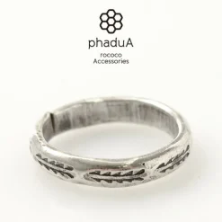 PHADUA / Karen Silver Ring / Long Leaf