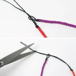 PHADUA / Multicolor glass bead anklet