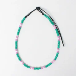 PHADUA / Multicolor glass bead anklet