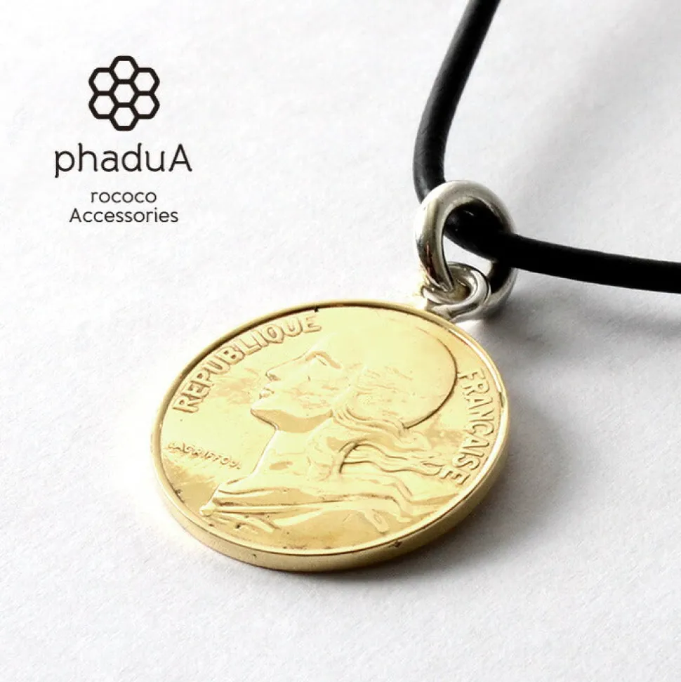 PHADUA / Old Coin Pendant Top FRANCE10