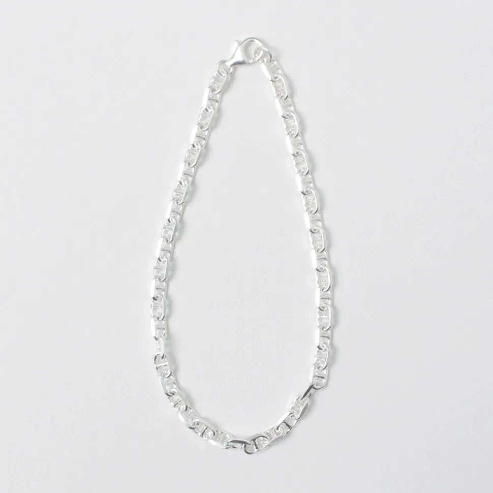 PHADUA / Semi solid anchor chain bracelet 925 silver