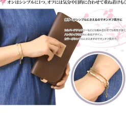 PHADUA / Shell bead wrap bracelet