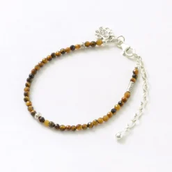 PHADUA / Tiger Eye Beaded Anklet