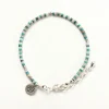 PHADUA / Turquoise and Shell Anklet