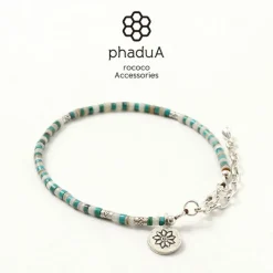 PHADUA / Turquoise and Shell Anklet
