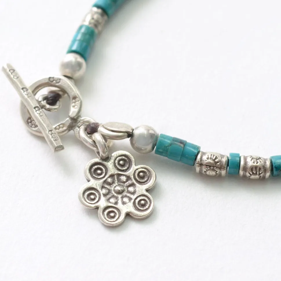 PHADUA / Turquoise Bead Bracelet