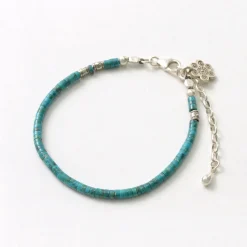PHADUA / Turquoise Beaded Anklet
