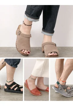 PHADUA / Wax Cord Concho Anklet Fishbone Braid