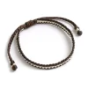 PHADUA / Wax Cord Silver Series Bracelet