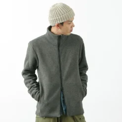 POUTNIK BY TILAK / Monk zip-up fleece jacket