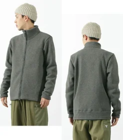 POUTNIK BY TILAK / Monk zip-up fleece jacket