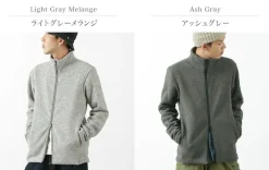 POUTNIK BY TILAK / Monk zip-up fleece jacket