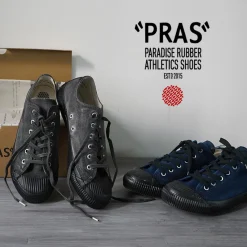 PRAS / Shellcap Low in Sumi Hand Dyedsneaker