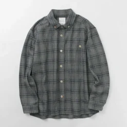 RE MADE IN TOKYO JAPAN / Craft Wool Check CPO Button Down Shirt