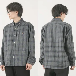 RE MADE IN TOKYO JAPAN / Craft Wool Check CPO Button Down Shirt
