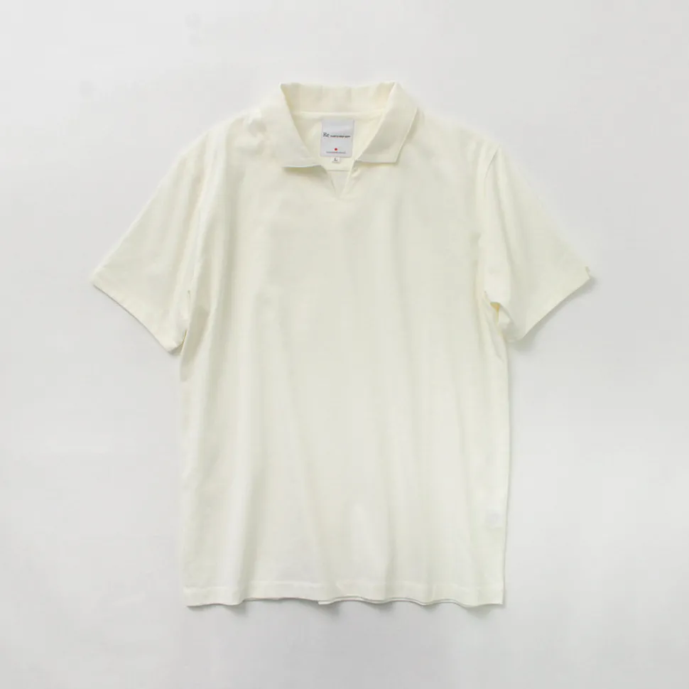 RE MADE IN TOKYO JAPAN / Dress Organic Cotton Skipper Polo Shirt