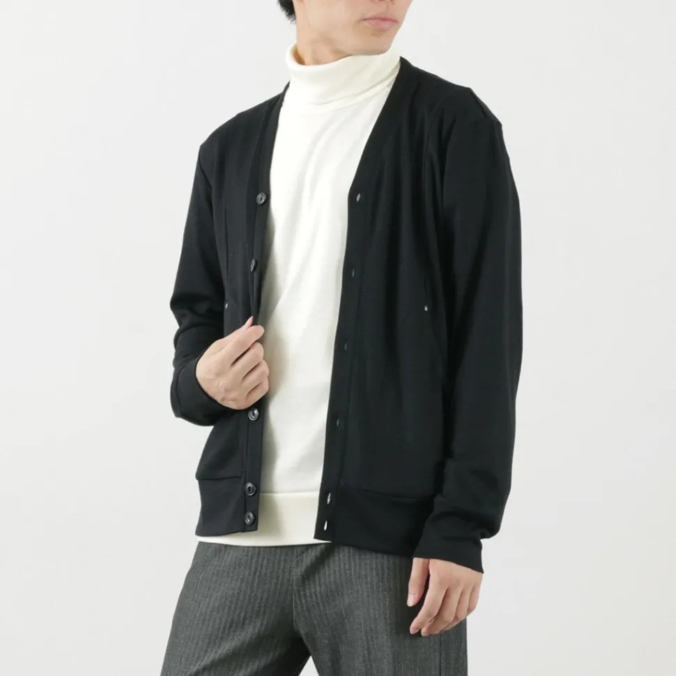 RE MADE IN TOKYO JAPAN / Dress Wool Knit Round Cut Cardigan