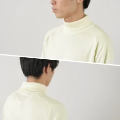 RE MADE IN TOKYO JAPAN / Dress Wool Jersey Turtleneck