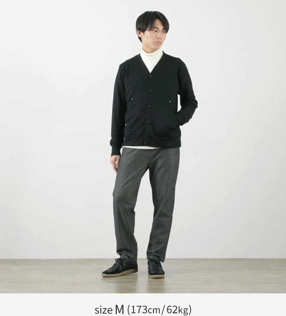 RE MADE IN TOKYO JAPAN / Dress Wool Knit Round Cut Cardigan